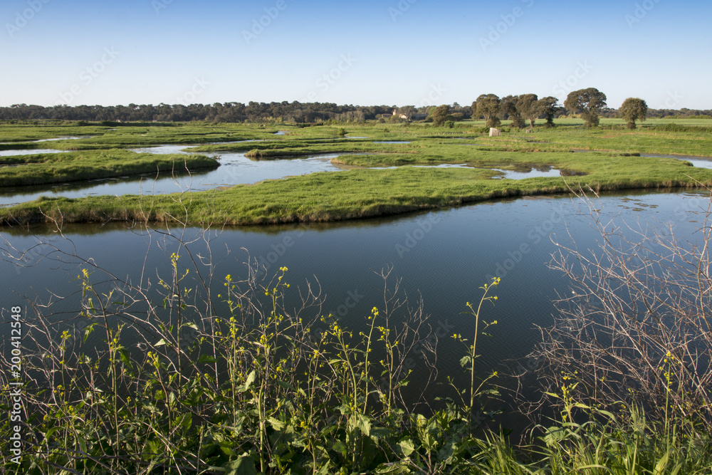 The Marais Poitevin or  Poitevin Marsh