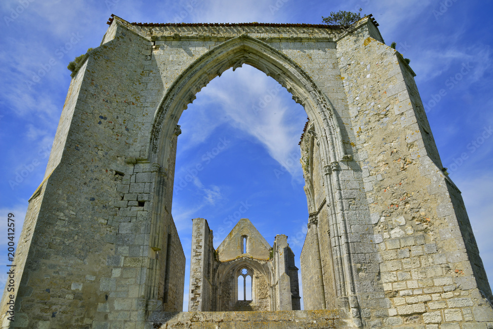 The Notre-Dame-de-Ré abbey, known as the Chateliers, is a former Cistercian abbey now ruined, located on the eastern part of the island of Ré