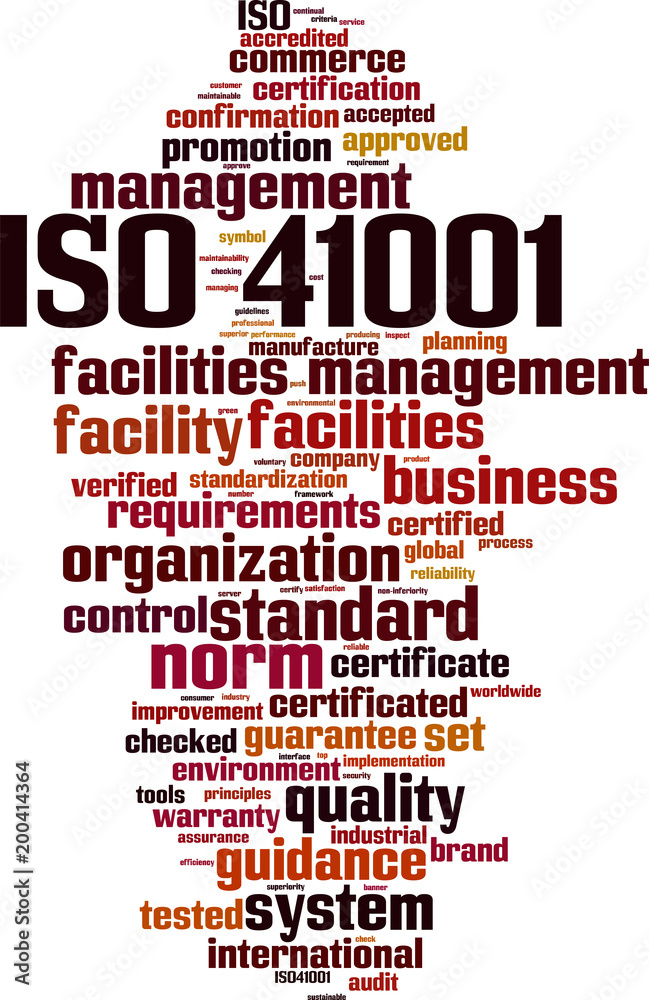 ISO 41001 word cloud