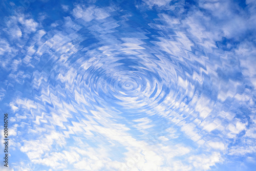 Clouds with blue sky