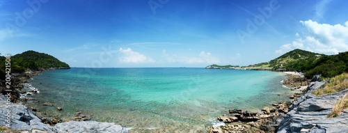 Seascape view at srichang Island