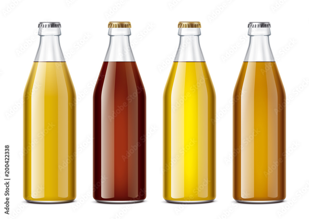 Bottles mockup for beverages Bottles mockup for beverages