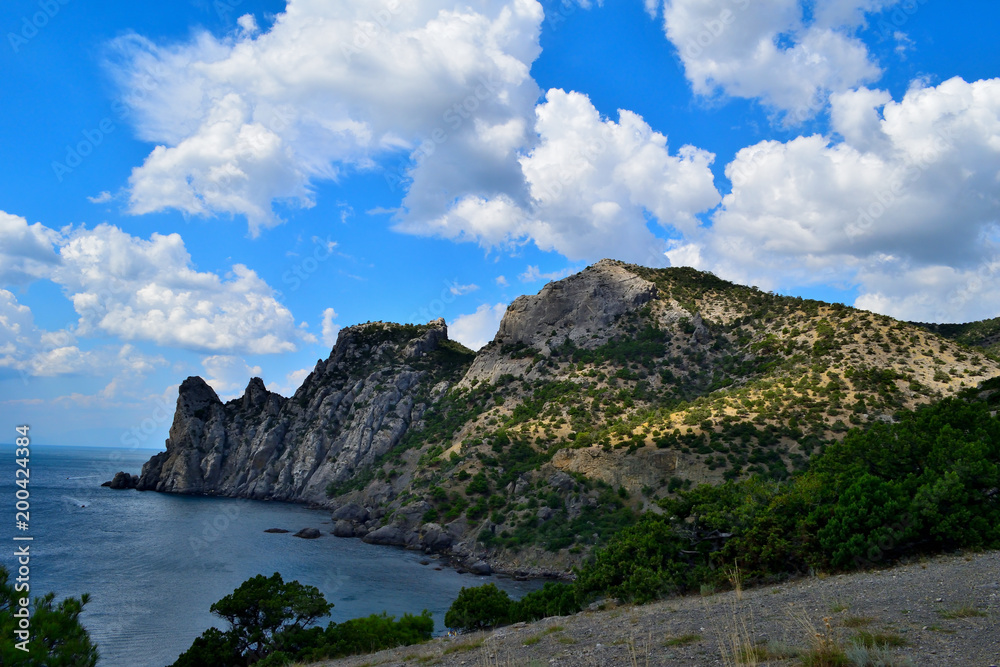 mountains on the Black Sea coast