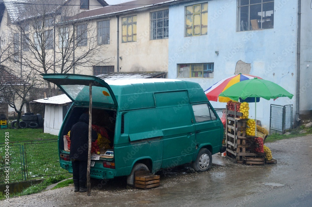 Store in a van
