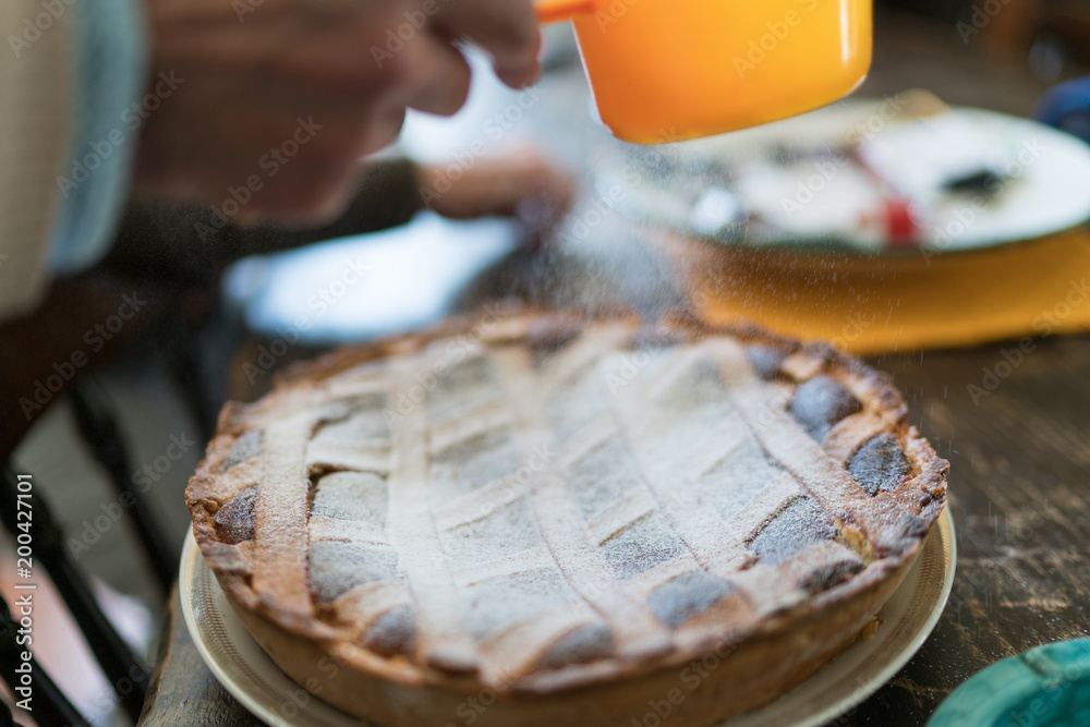 Fototapeta premium Dolce Italiano, Pastiera napoletana (easter cake)