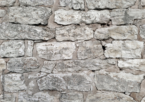Stone wall. Seamless texture with a stone wall.