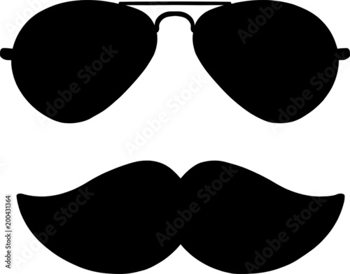 Aviators and Mustache