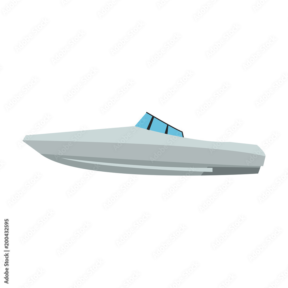 Sport boat isolated vector illustration graphic design Sport boat isolated vector illustration graphic design