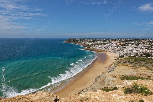 Fototapeta Naklejka Na Ścianę i Meble -  Plage de Luz, Algarve, Portugal