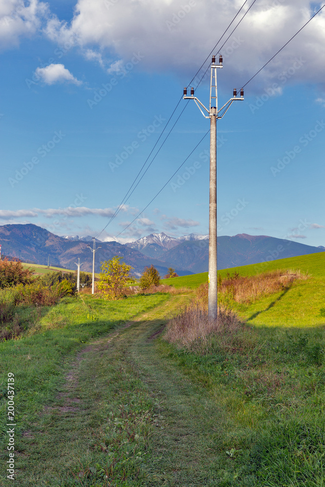Summer hills close to Liptovsky Trnovec village, Slovakia. Summer hills close to Liptovsky Trnovec village, Slovakia.