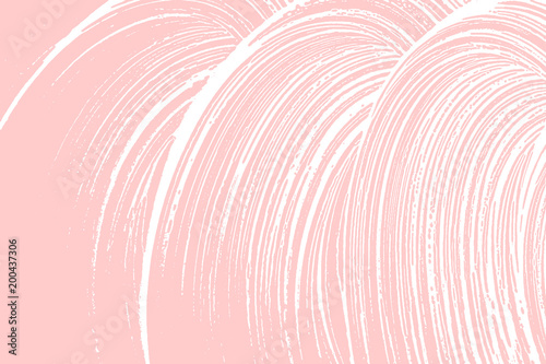 Natural soap texture. Admirable millenial pink foam trace background. Artistic delightful soap suds. Cleanliness, cleanness, purity concept. Vector illustration.