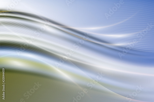 Color light waves art. Blurred effect background. Abstract creative graphic design.