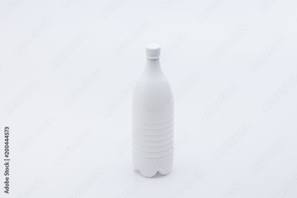 Plastic white bottle template for drink Plastic white bottle template for drink