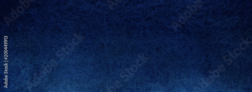 Dark deep blue texture. Night sky or sea abyss. Saturated bright background. Hand drawn watercolor. photo
