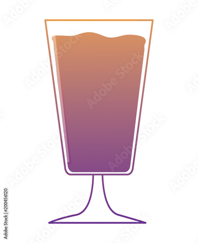 tequila shot icon over white background, colorful design. vector illustration