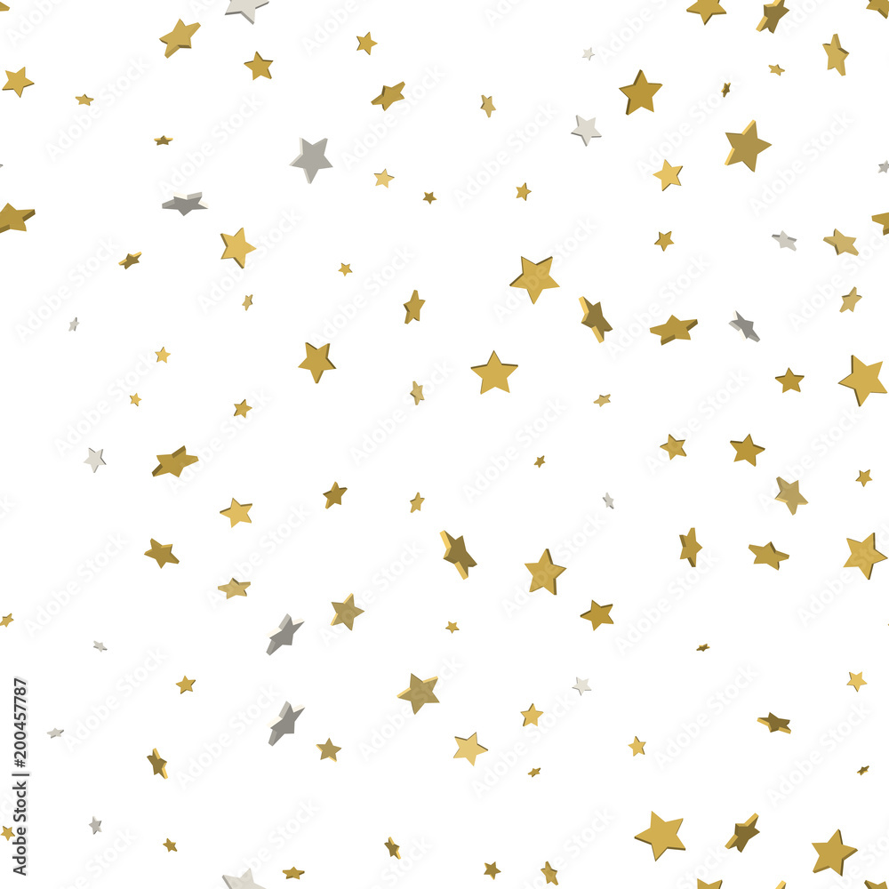 Gold glittering background vector. Star dust and golden glitter. Holidays background for web and print. Seamless pattern Gold glittering background vector. Star dust and golden glitter. Holidays background for web and print. Seamless pattern