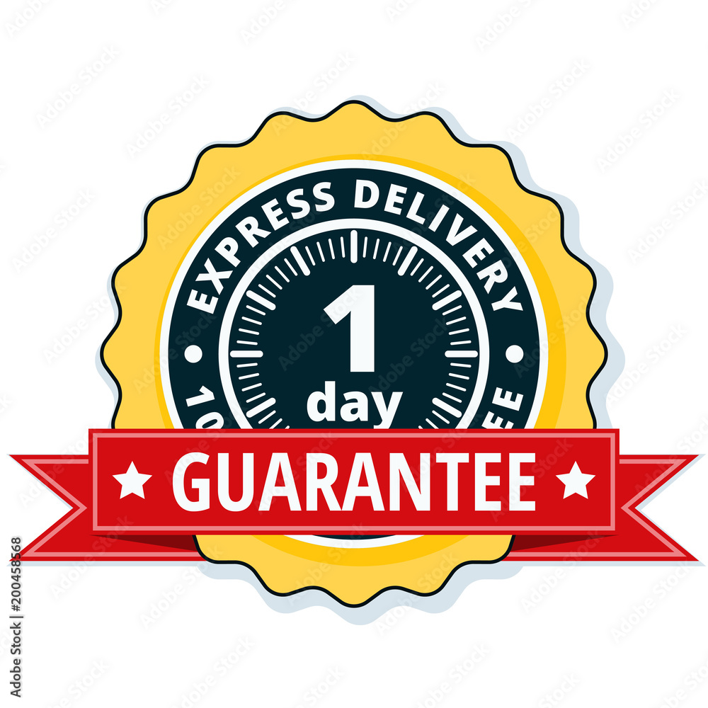 One Day Express Delivery illustration One Day Express Delivery illustration