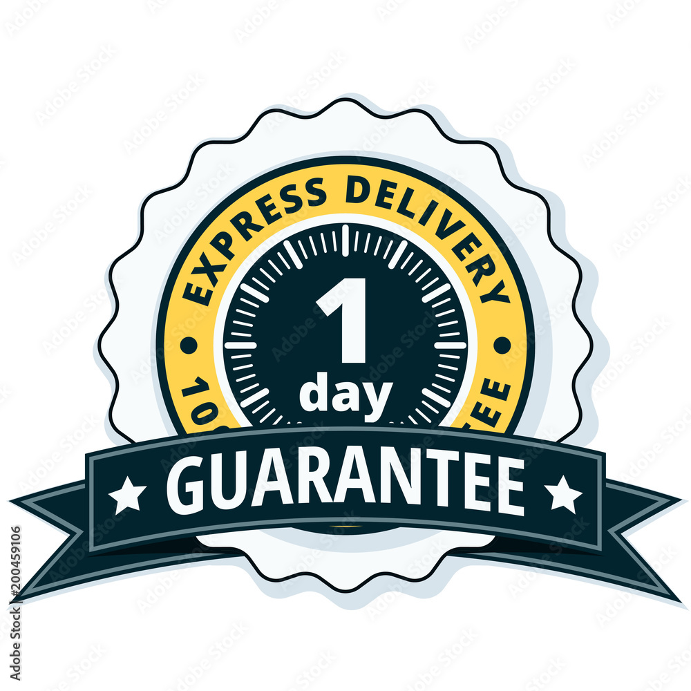 One Day Express Delivery illustration One Day Express Delivery illustration