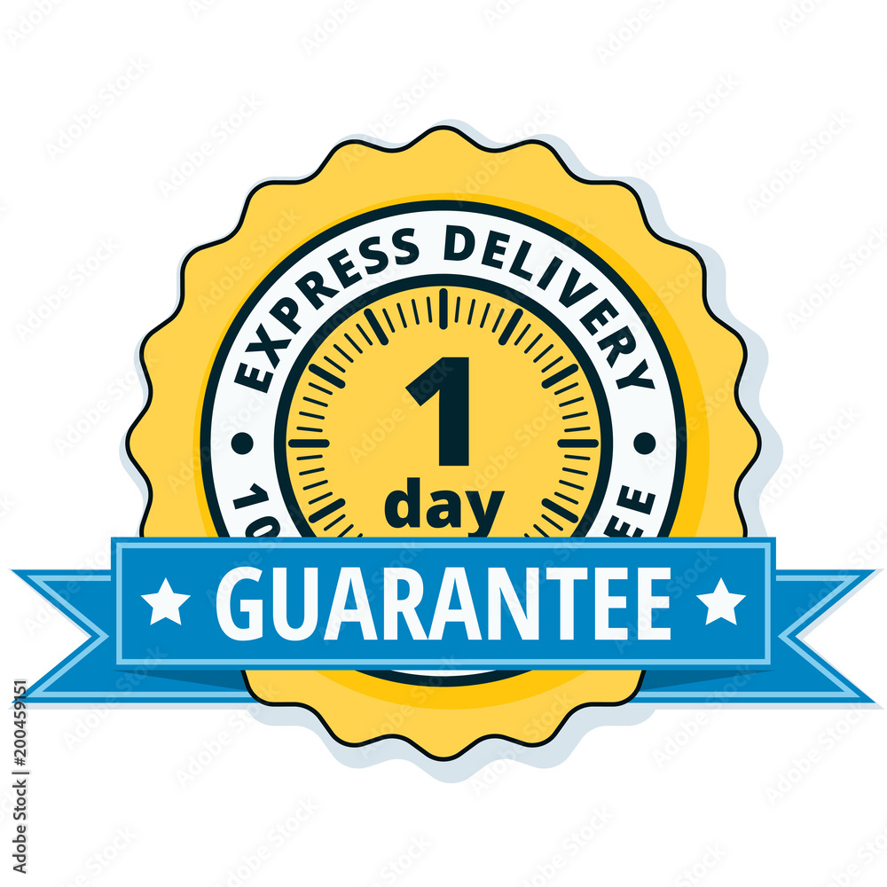 One Day Express Delivery illustration One Day Express Delivery illustration