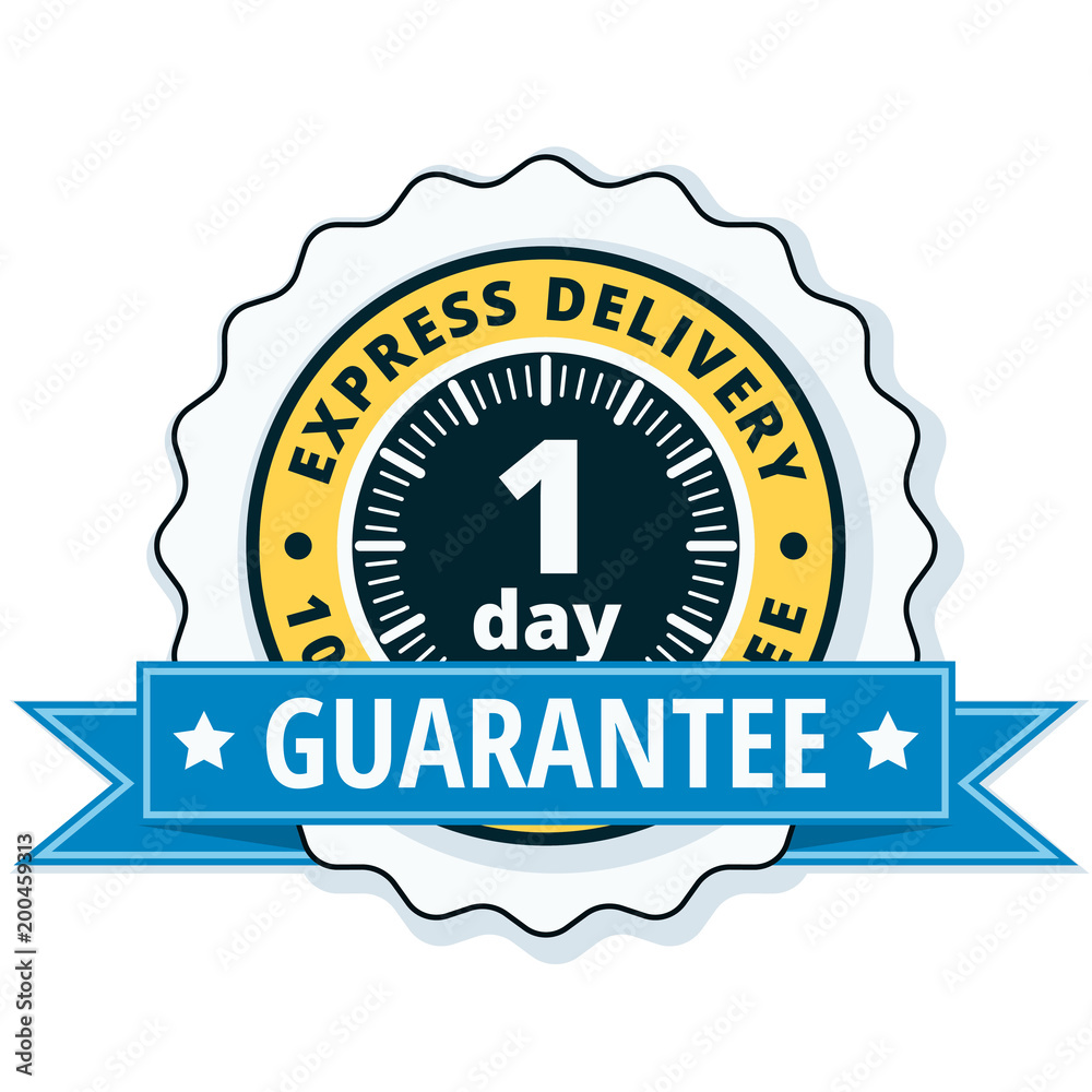 One Day Express Delivery illustration One Day Express Delivery illustration