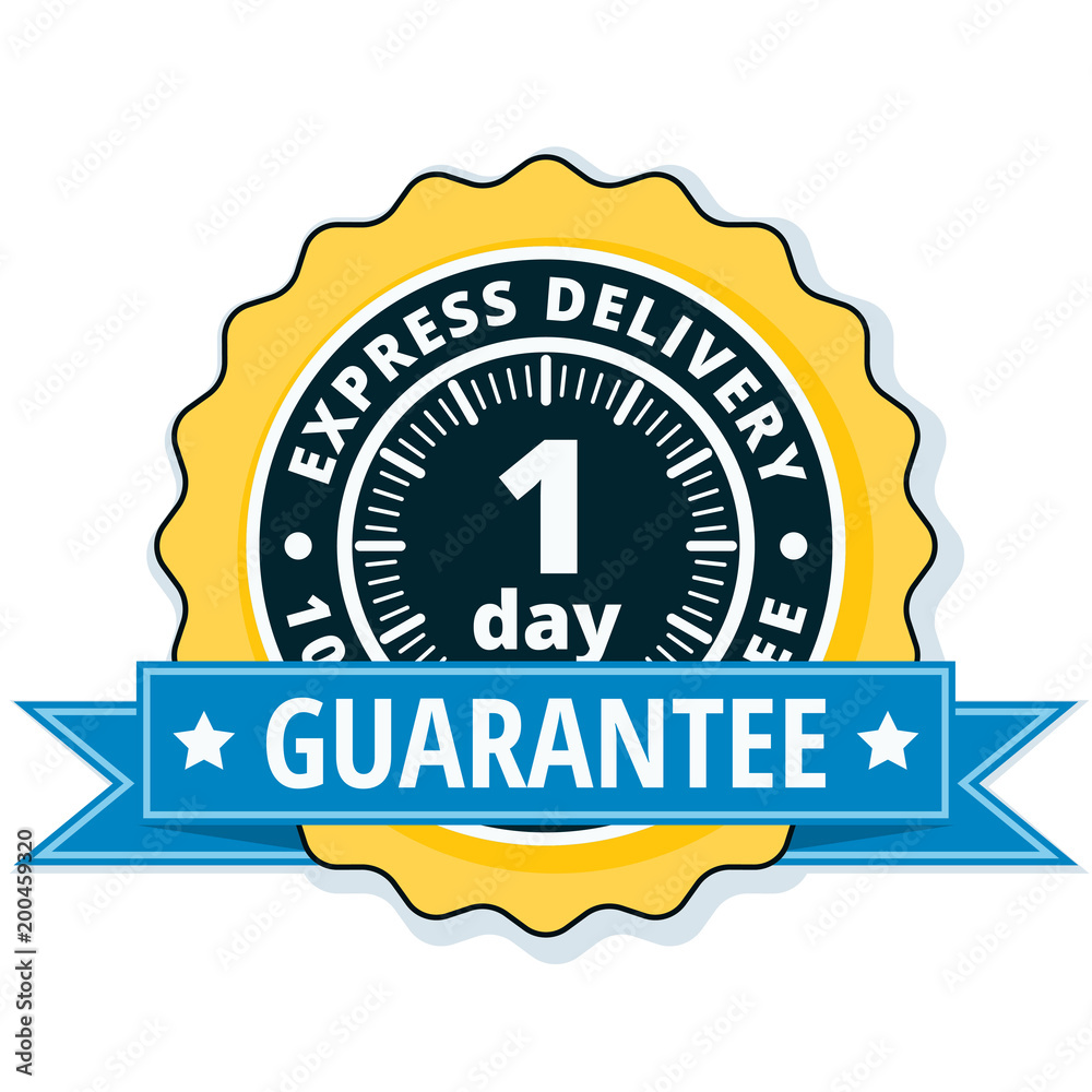 One Day Express Delivery illustration One Day Express Delivery illustration