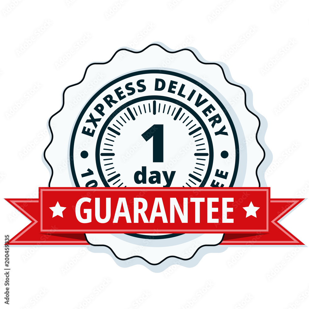 One Day Express Delivery illustration One Day Express Delivery illustration