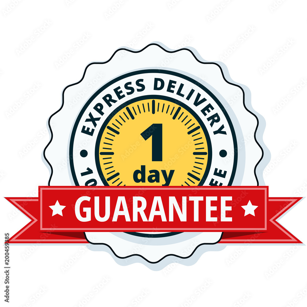 One Day Express Delivery illustration One Day Express Delivery illustration