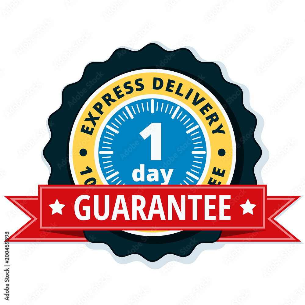One Day Express Delivery illustration One Day Express Delivery illustration