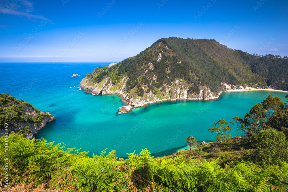 Lower Estuary from the Mirador Tina Minor. Municipality of Val de San Vicente, Cantabria.