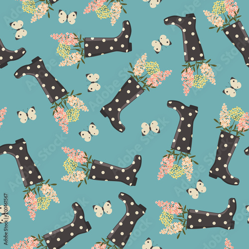 Spring seamless patter