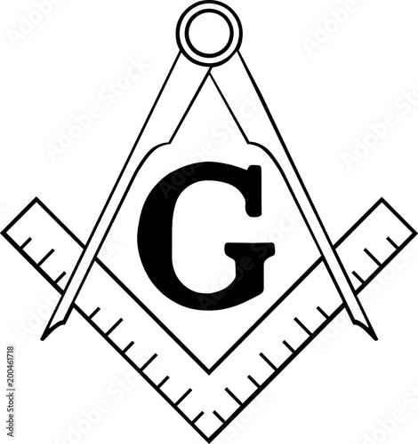Freemasonry Ruler and Compasses photo