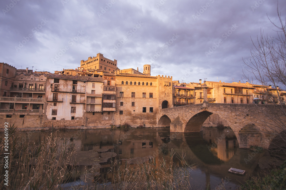 Town of Valderrobres in Teruel Spain