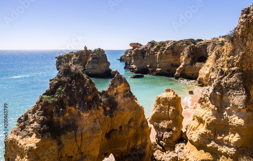 Praia de Sao Rafael (Sao Rafael beach) in Algarve region, Portuga