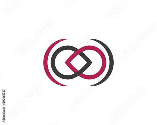 Infinity logo template