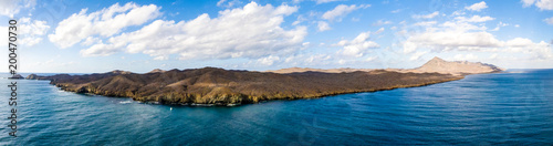 Aerial panoramics of Magdalena bay, Baja California sur, Mexico.