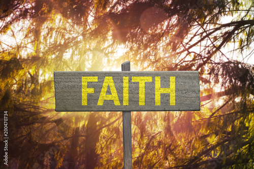 Fotografie, Tablou Faith Sign