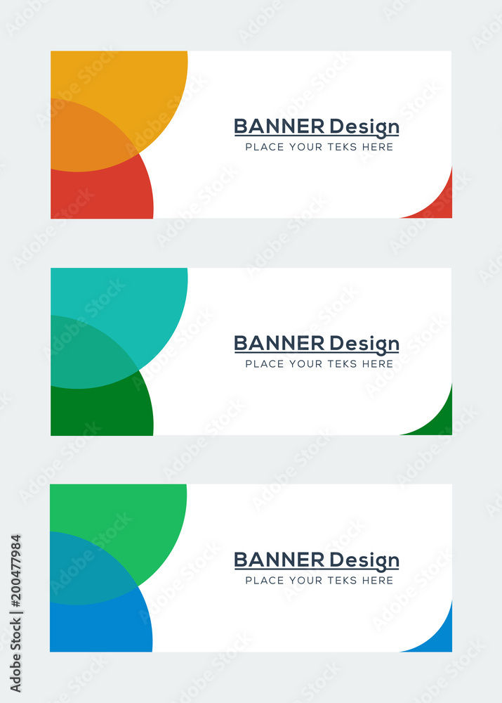 Business Banner Background for Web, vector illustration