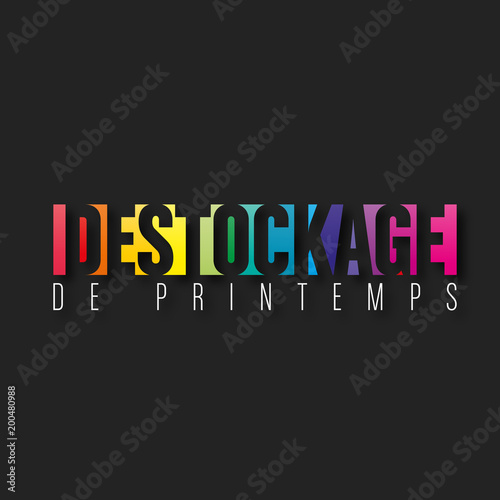 destockage de printemps
