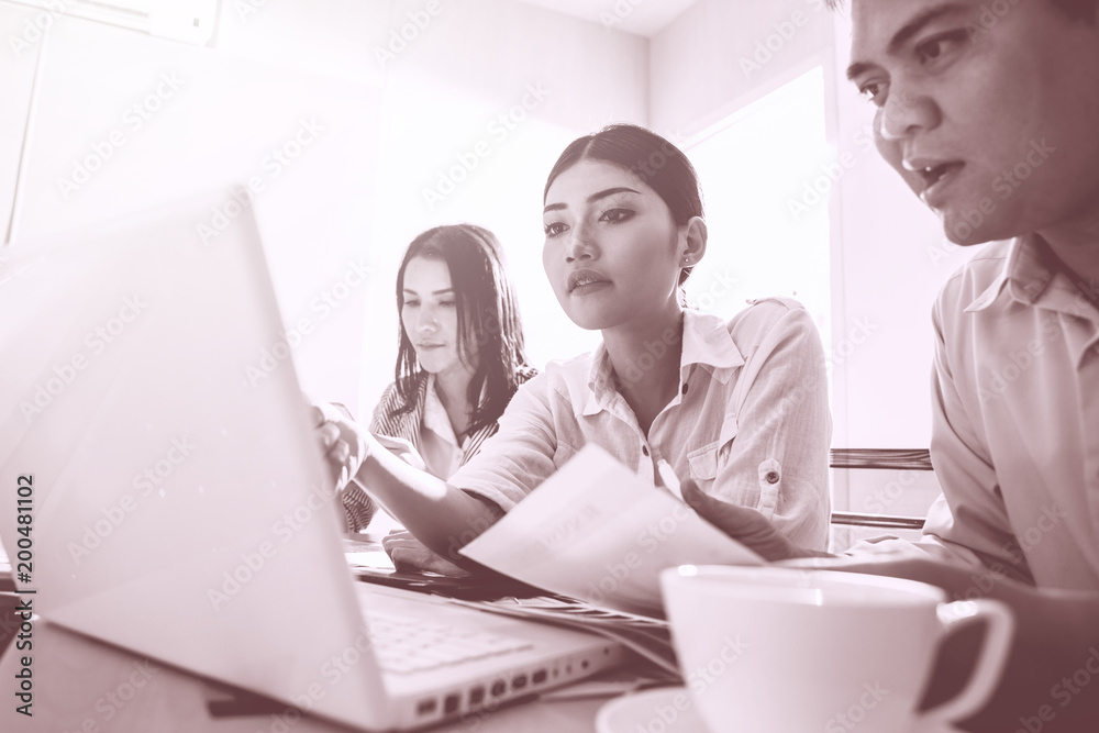 business meeting concept, business team discussion and brainstorming to business strategy at meeting room. business meeting concept, business team discussion and brainstorming to business strategy at meeting room.