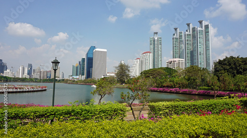 Photography skyscrapers of bangkok