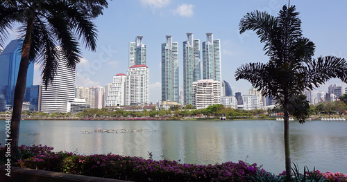 Canvas Print skyscrapers of bangkok