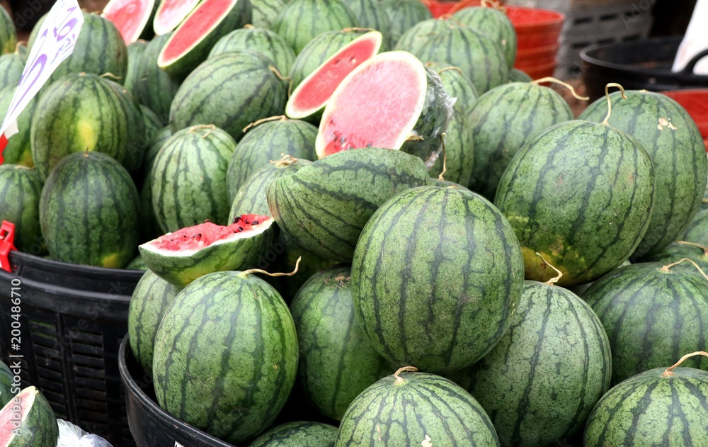 watermelon at the street food