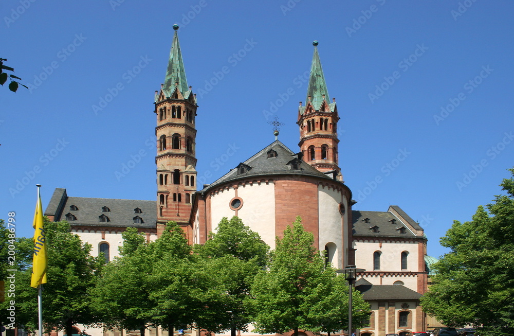 Der Würzburger Dom. Rückseite