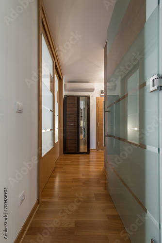 Corridor interior in modern apartment