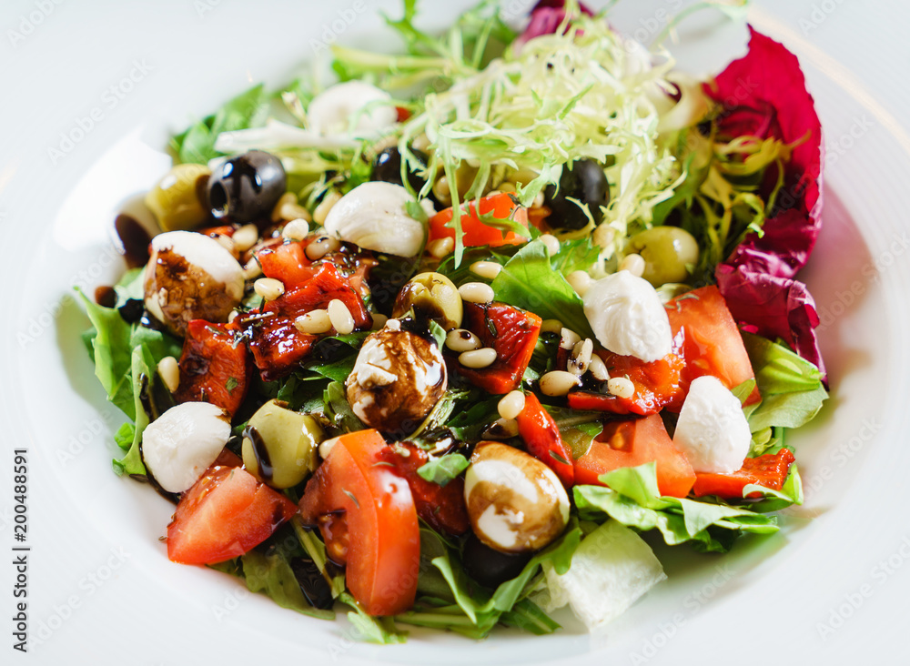 salad with mozzarella salad with mozzarella