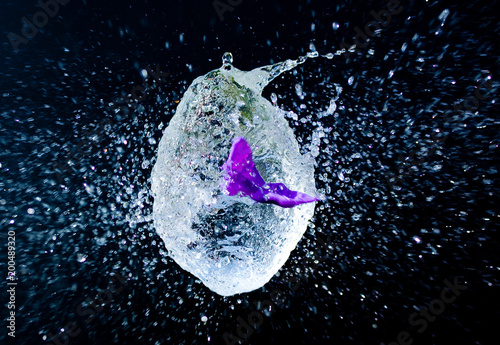 Exploding water balloon photo