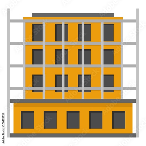 Scaffolding icon. Flat illustration of scaffolding vector icon for web