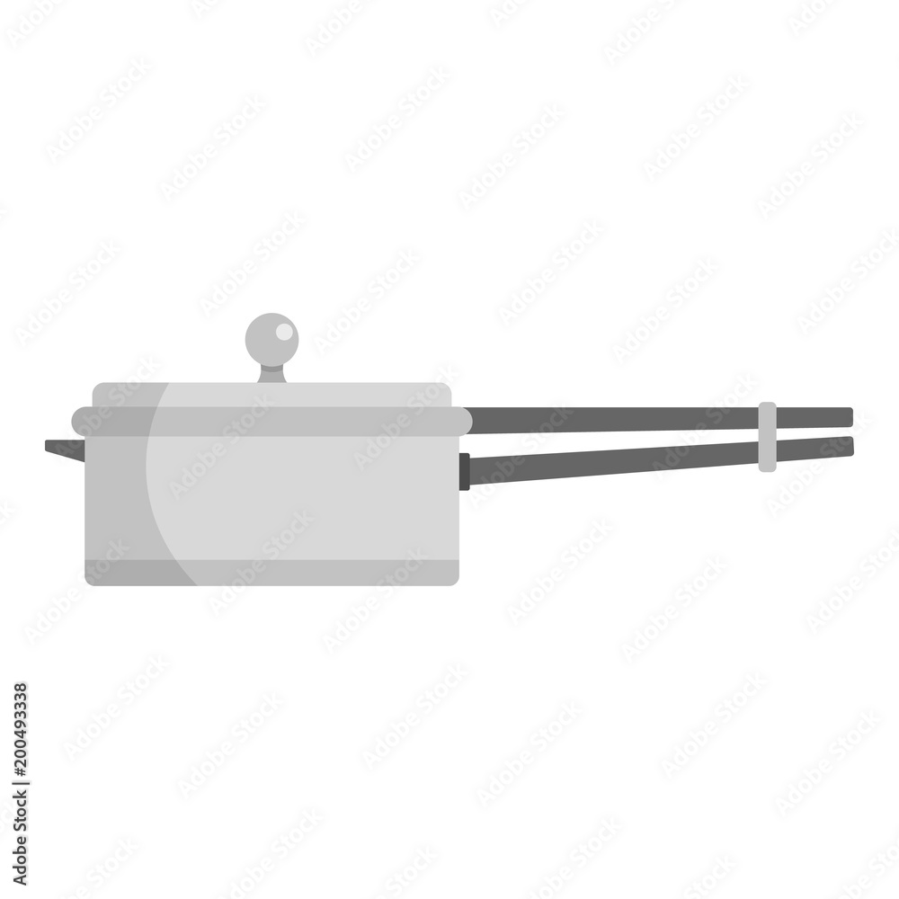 Culinary pan icon. Flat illustration of culinary pan vector icon for web