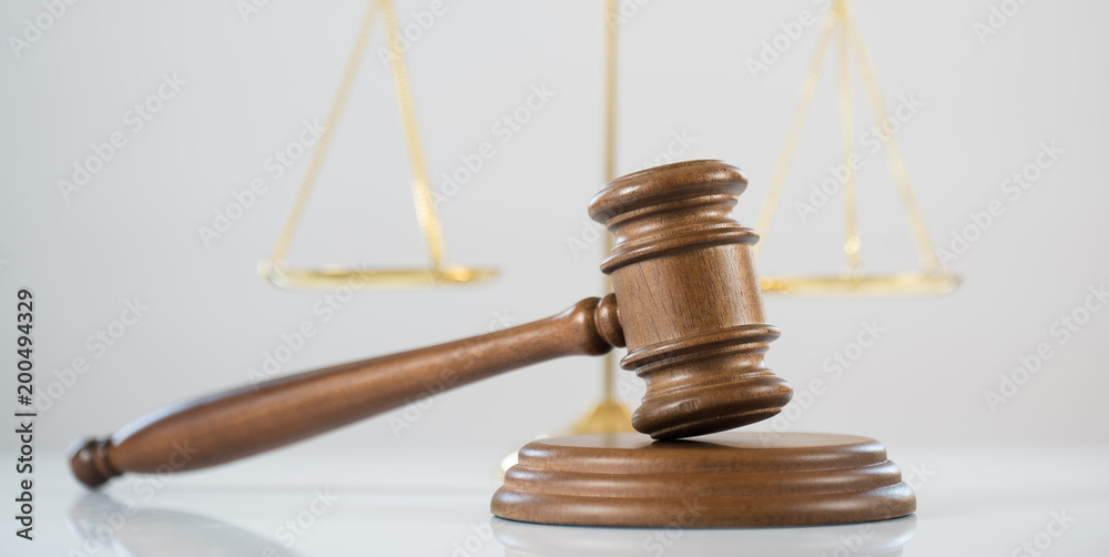Law symbols on bright background. Law symbols on bright background.