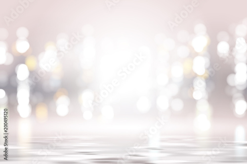 Silver pink bokeh background